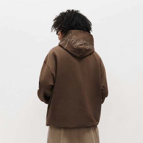 Hoodie with Contrast Stitching