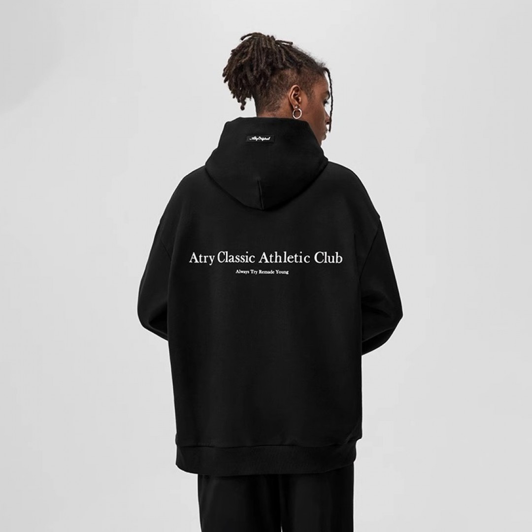 Hoodie with Hood Toggles